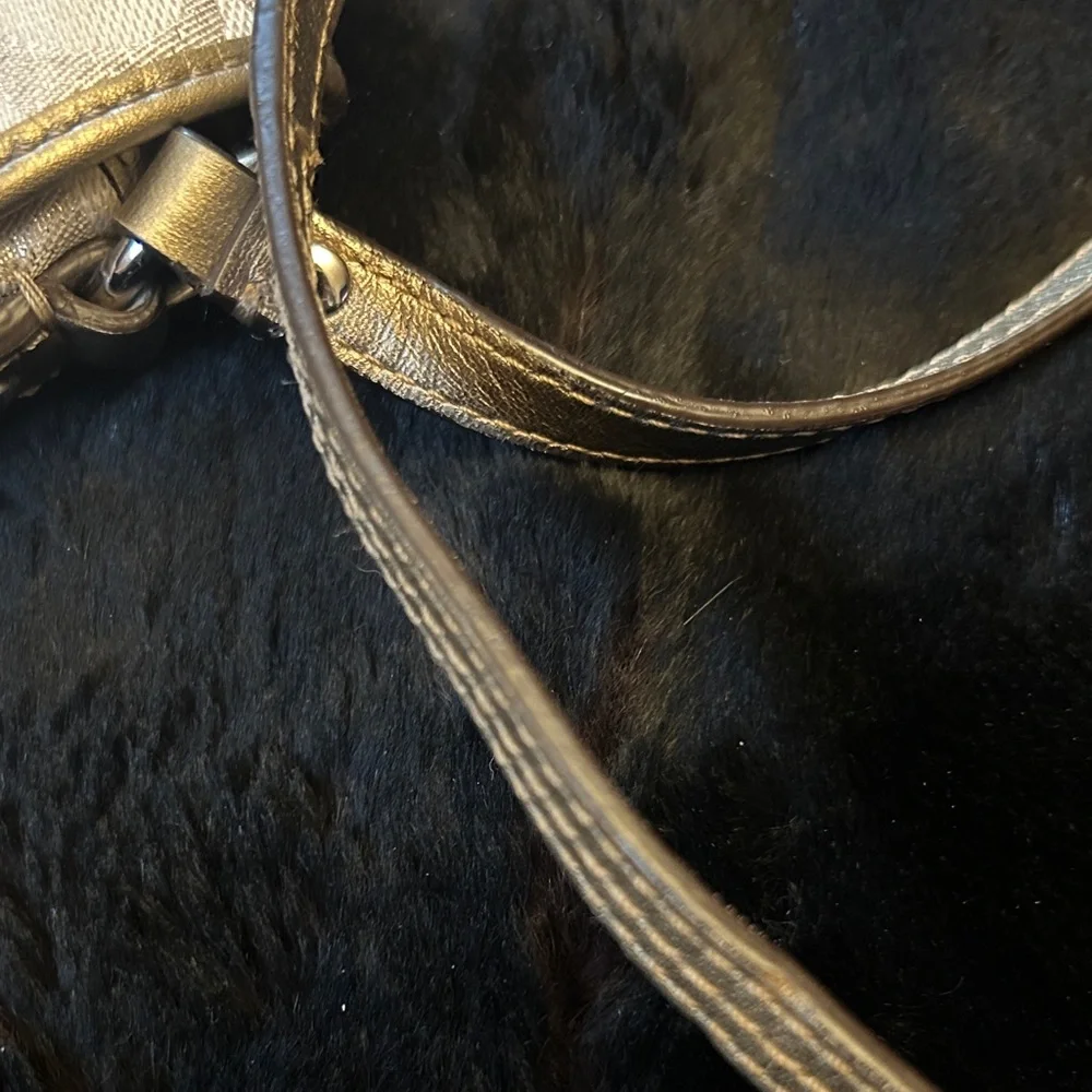 Coach Signature C Gold and Cream Soho Crossbody bag - Picture 15 of 16